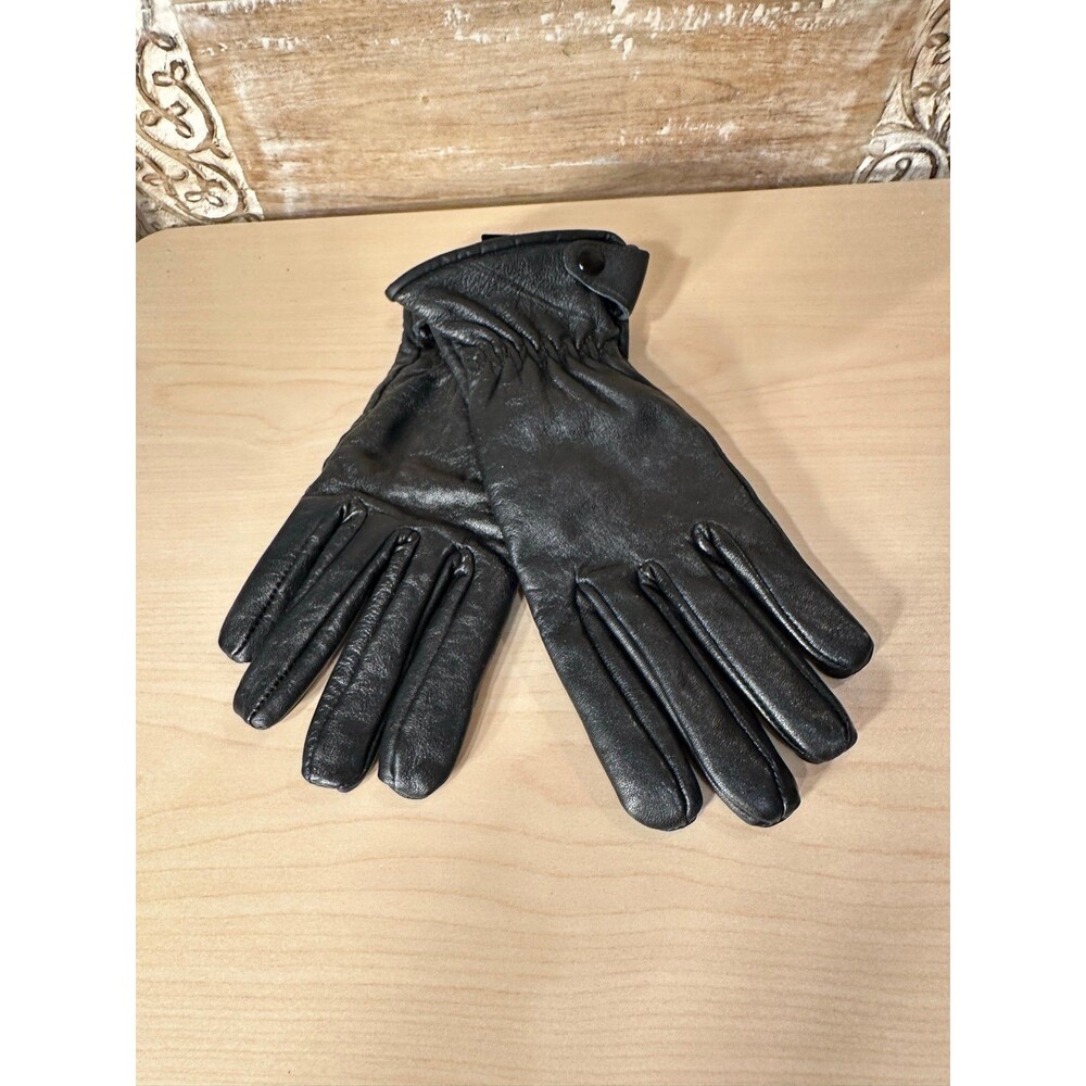 Gloves Black Leather Gloves